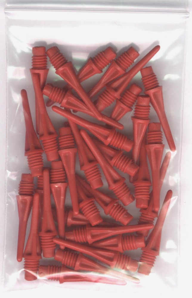 33 RED DIAMOND Soft Tip Points: 18mm length:  For Soft Tip Darts