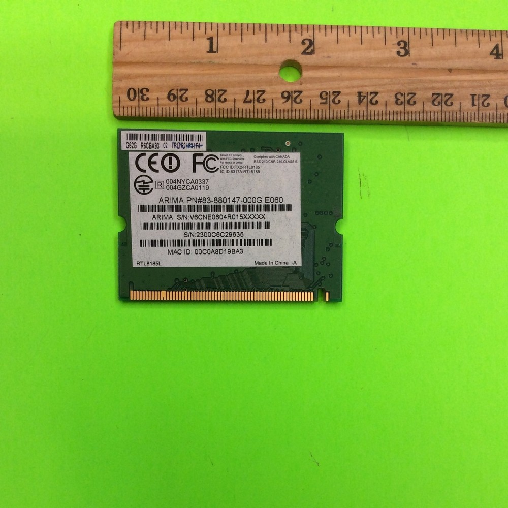 Laptop Computer 83-880147-000G WAN Mini PCI Network Card