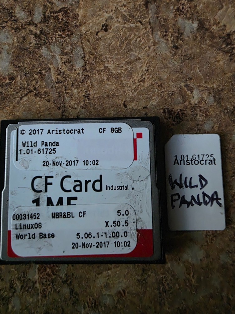Aristocrat Software Gen7 Gen8 "Wild Panda" (1.01-61725) CF #1
