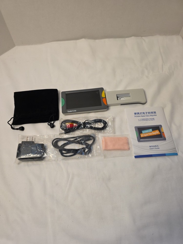 Portable Digital Video Magnifier-Electronic Reading Visual Aid 4.3inch LCD HD