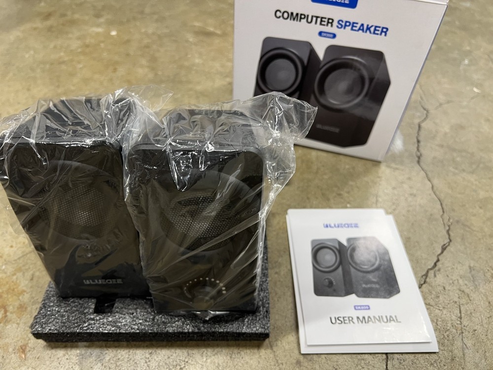 Bluedee Computer Speakers for Desktop PC, Plug & Play USB Speaker with 2 Speaker