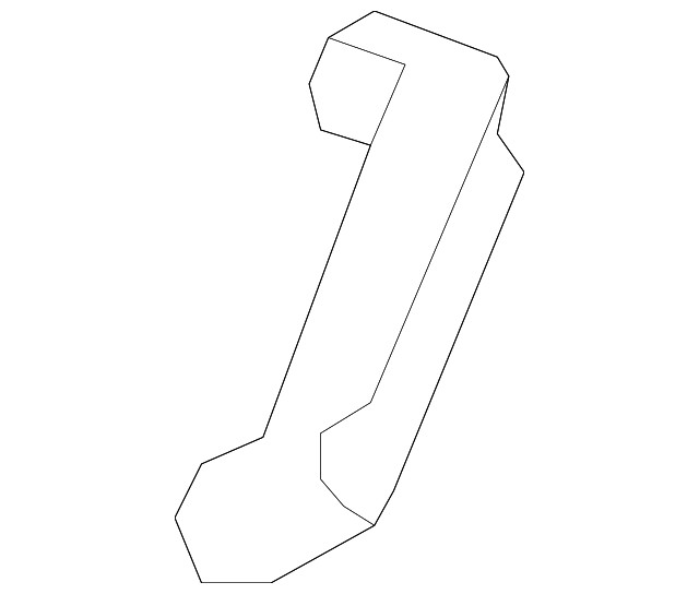 Genuine GM Rear Trans Mount Front Bracket 12595067