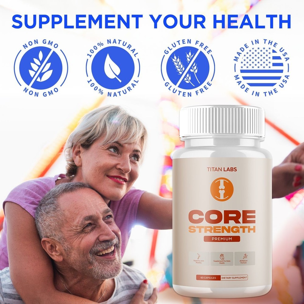 (3 Pack) Core Strength Joint Support Advanced Formula CoreStrength 180 Capsules