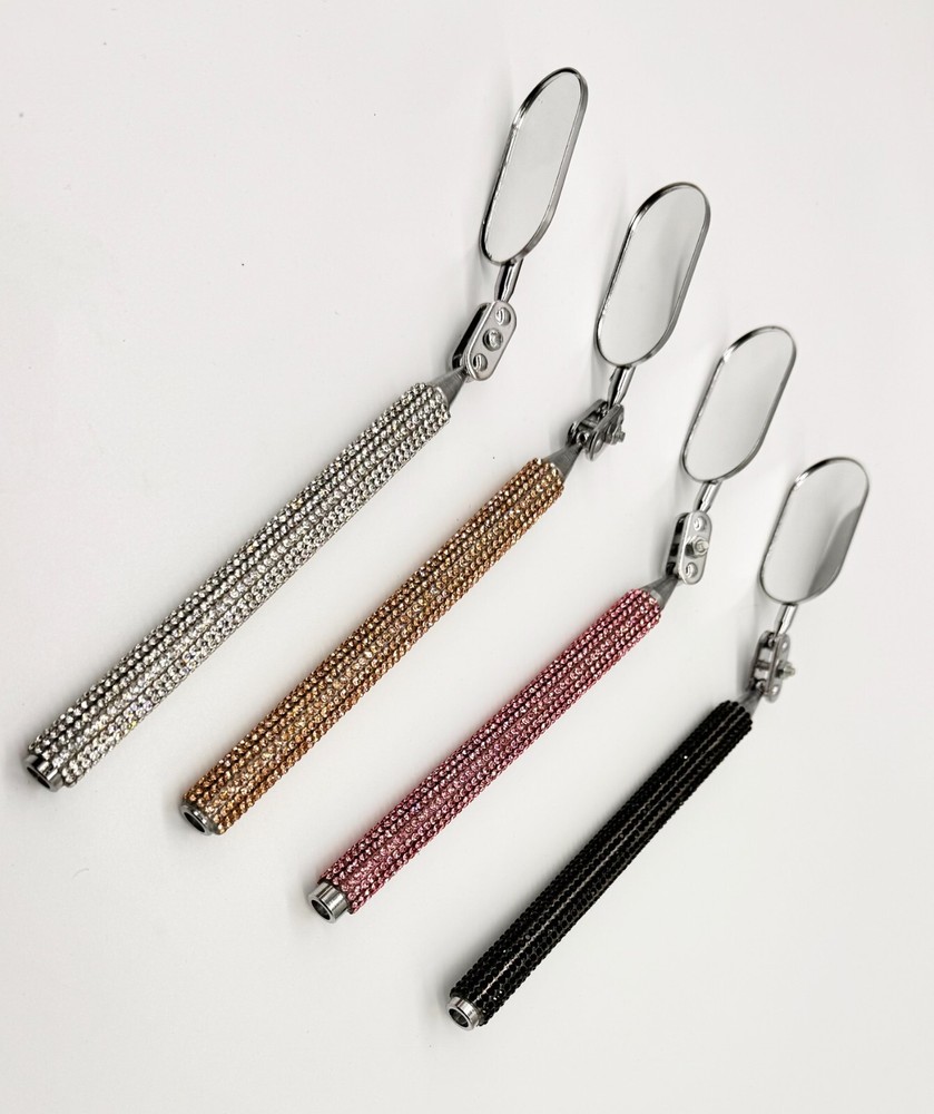 Pink Mirror for Checking Eyelash Extension After Applying Eyelash Tools