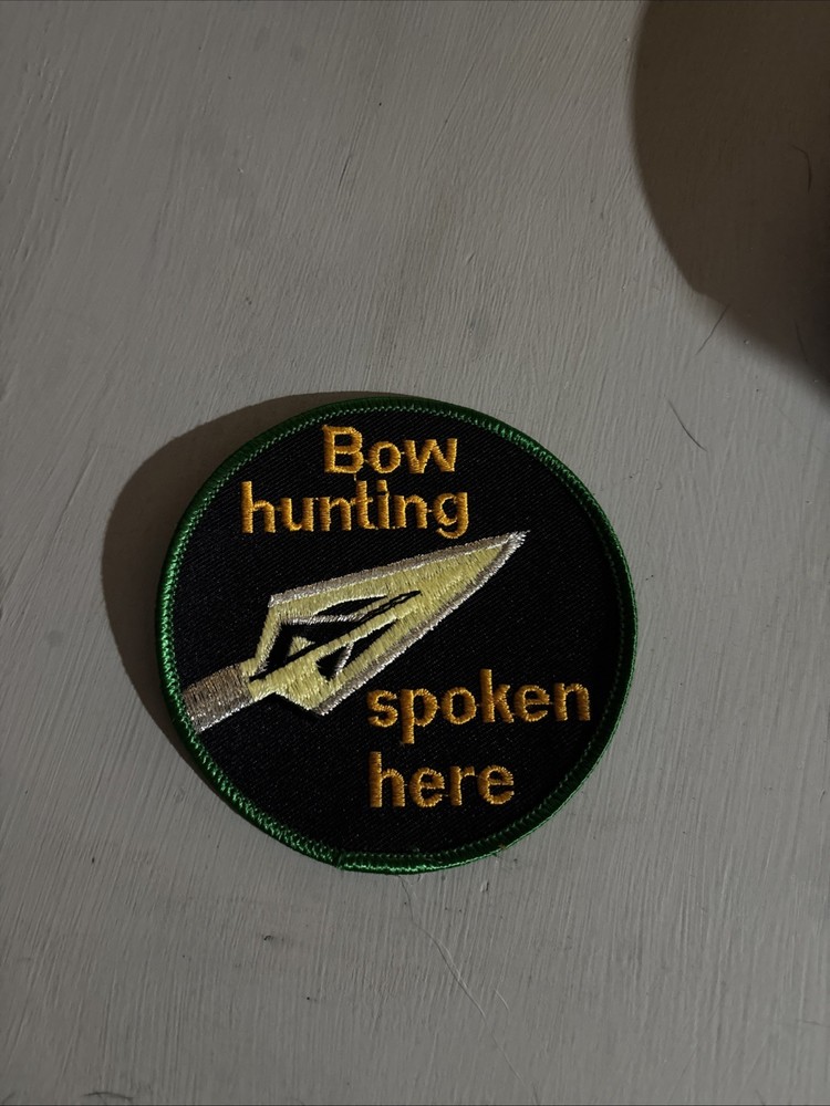 Fred Bear- Bow Hunting Spoken Here Patch