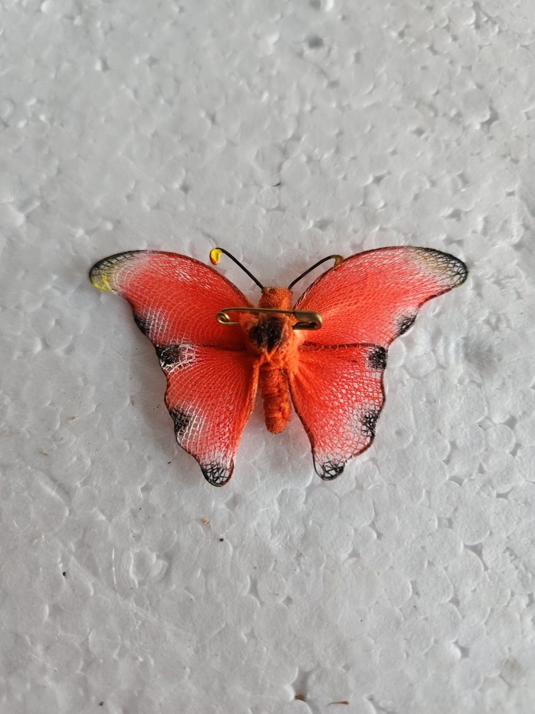 Butterfly Pin • Bright Orange