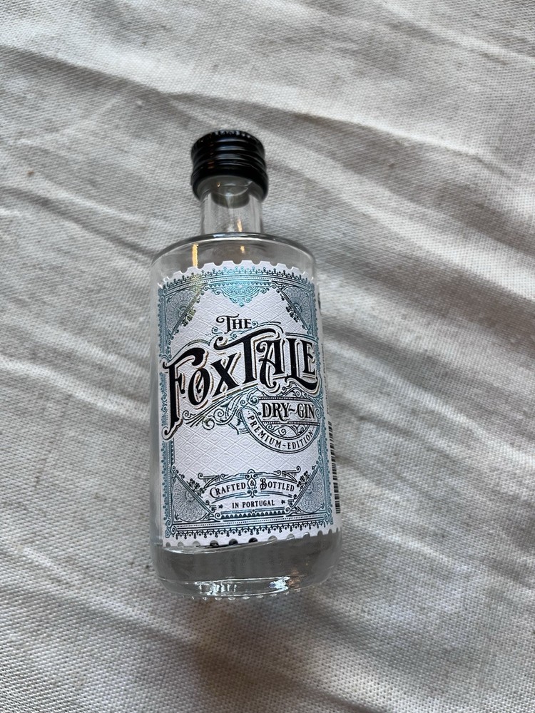 Empty mini Foxtail Gin Glass bottle 5cl