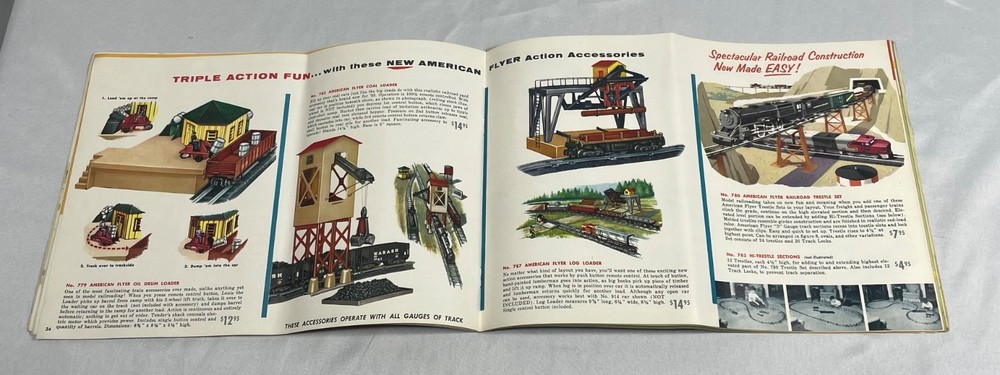 American Flyer by Gilbert 1955 Model Train Catalog