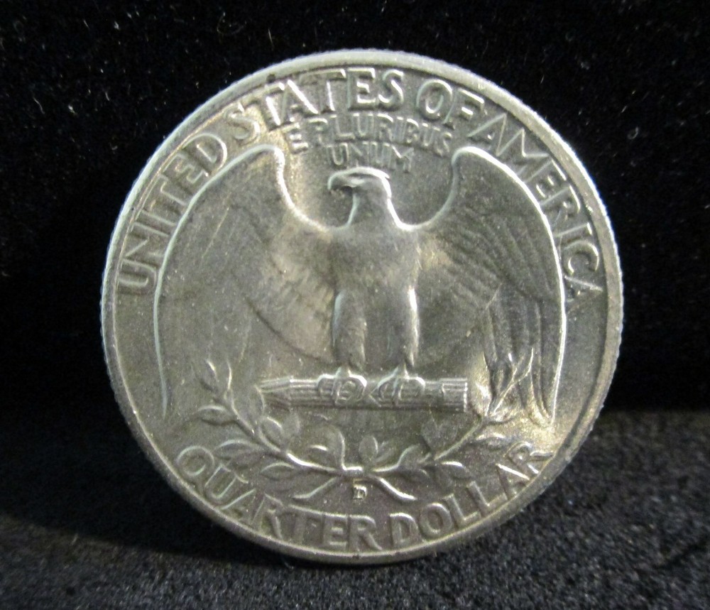 1945-D/D Washington Silver Quarter - Unc. ENN COINS
