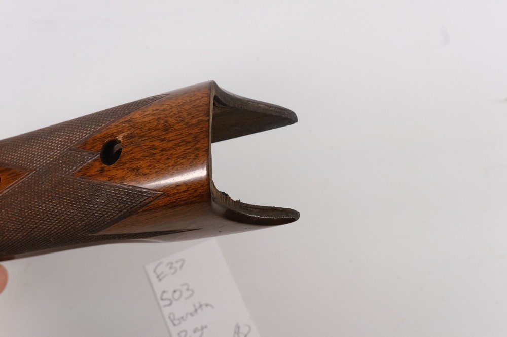 E37 Beretta S03 12 Gauge Forearm Forend Nice Checkering