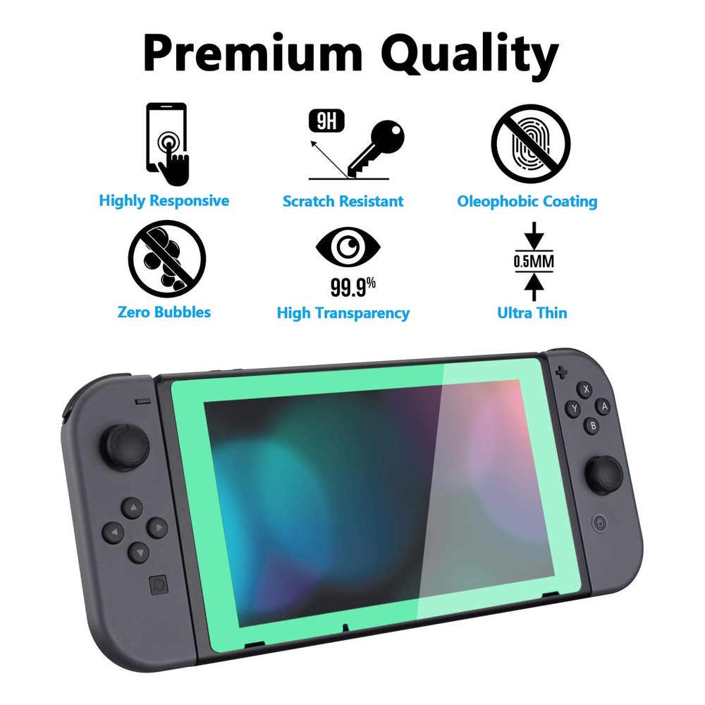 switch protective film mint green