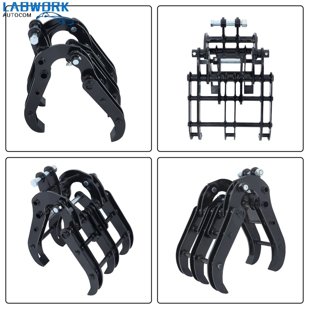 Mini Excavator Attachment Grapple Wide Opening Grabber for Small Diggers