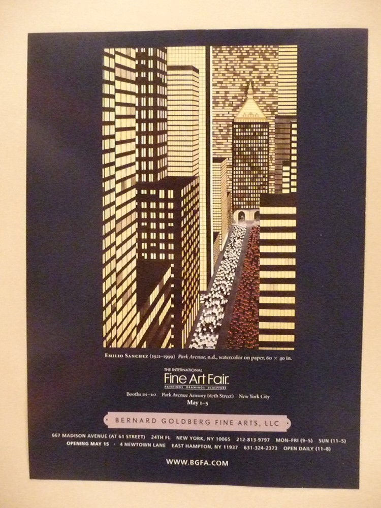 Emilio Sanchez MAGAZINE AD - 2009