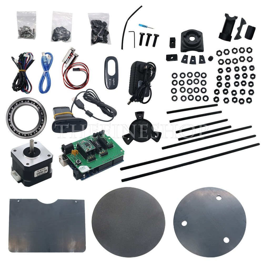 3D Open Source DIY 3D Scanner Kit Advanced Laser Scanner w/ C270 Camera 3D NEW