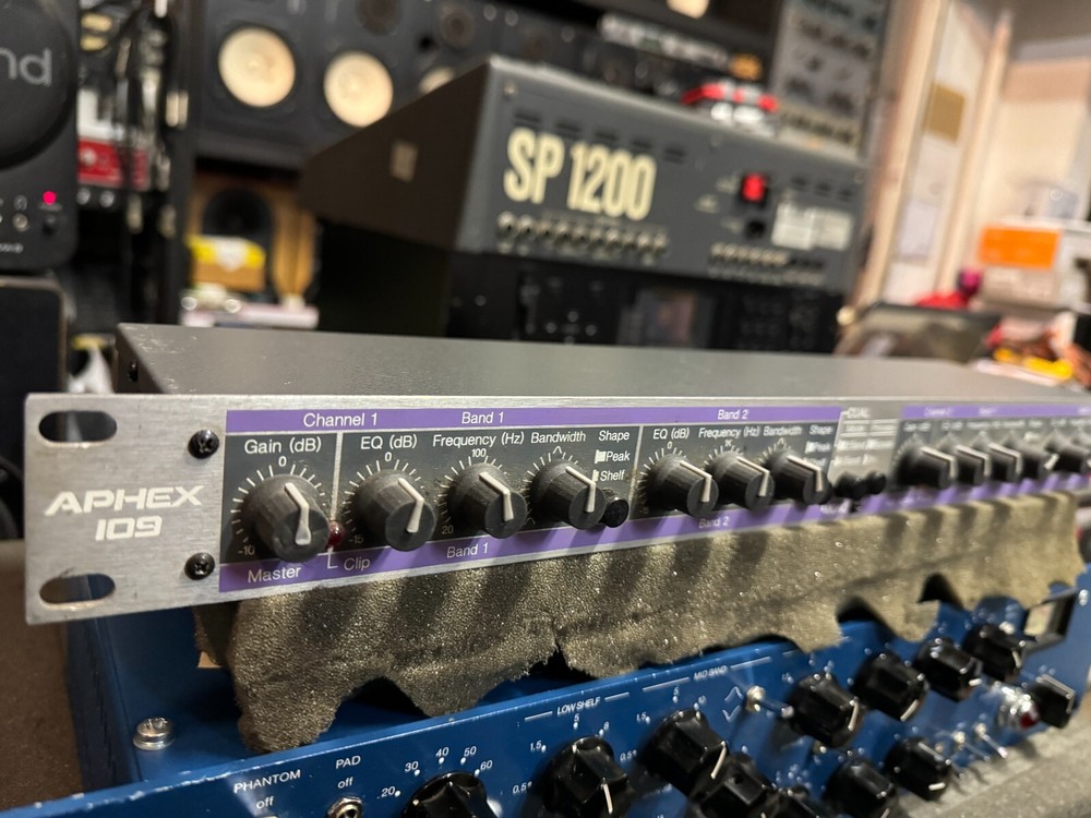 APHEX 109 Dual EQ Equalizer Tube Parametric Rack ARMENS