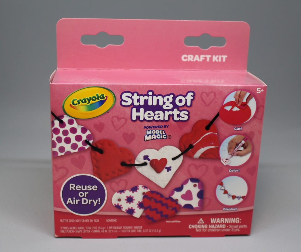 Crayola String Of Hearts Craft Kit - New