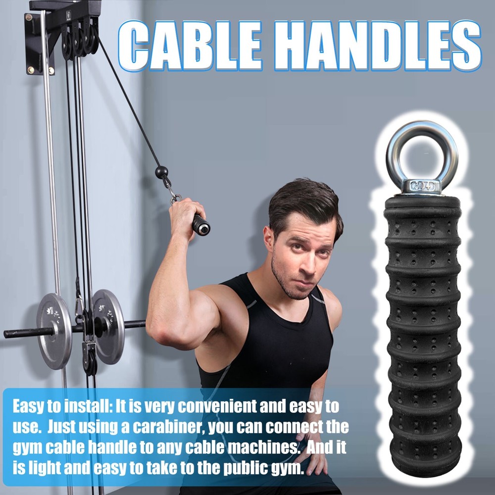 LAT Pull Down Bar for Cable Machine Tricep Workout Cable Attachments Mechine