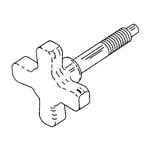 BOWL LOCK HANDLE 9/16-12 THDS