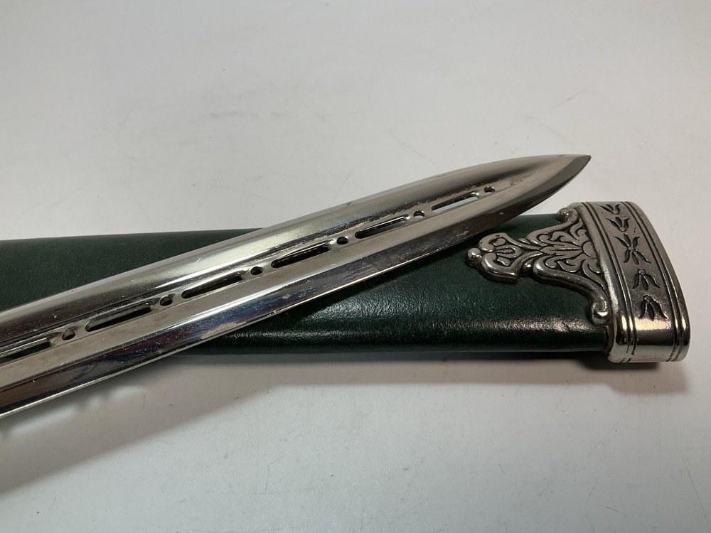 Ceremonial Dagger Knife With Scabbard, 14"