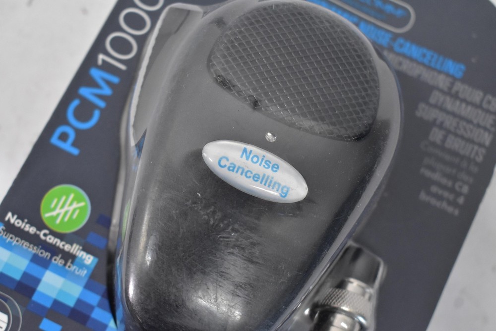PowerComm PCM1000XT CB Microphone Dynamic Noise-Cancelling 4-Pin 9FT Black