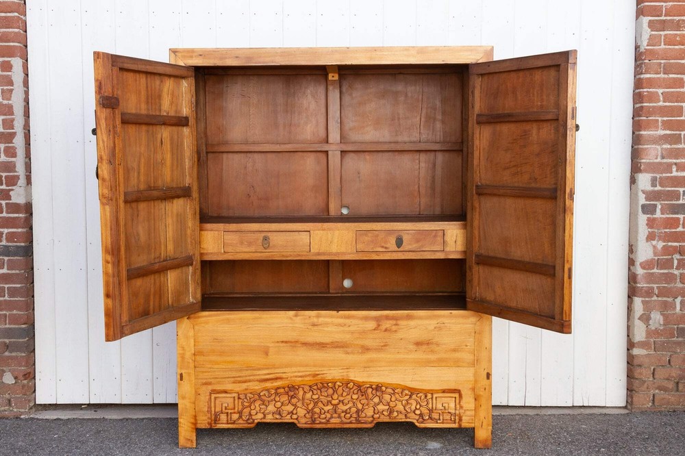 Antique Asian Cedar Armoire