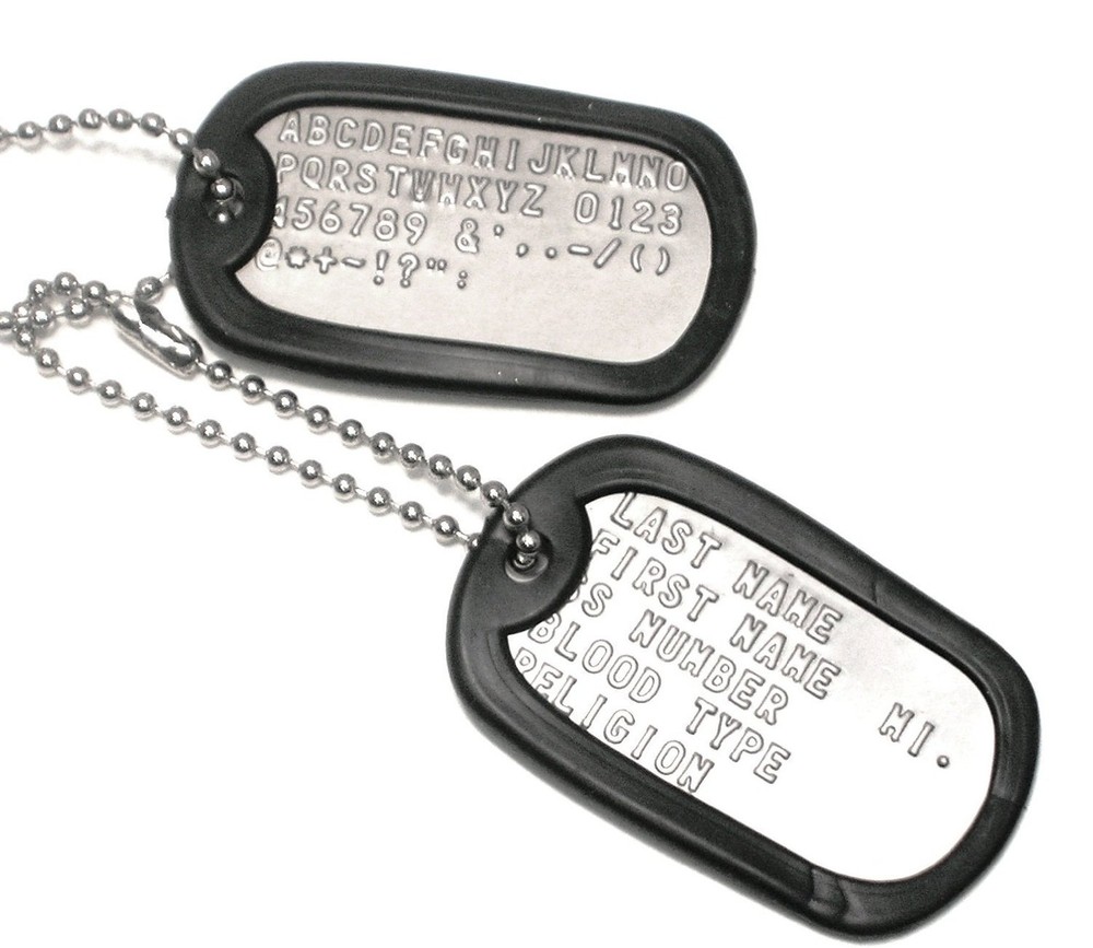 NORTHERN SAFARI™  Military Dog Tags SAME day ship!