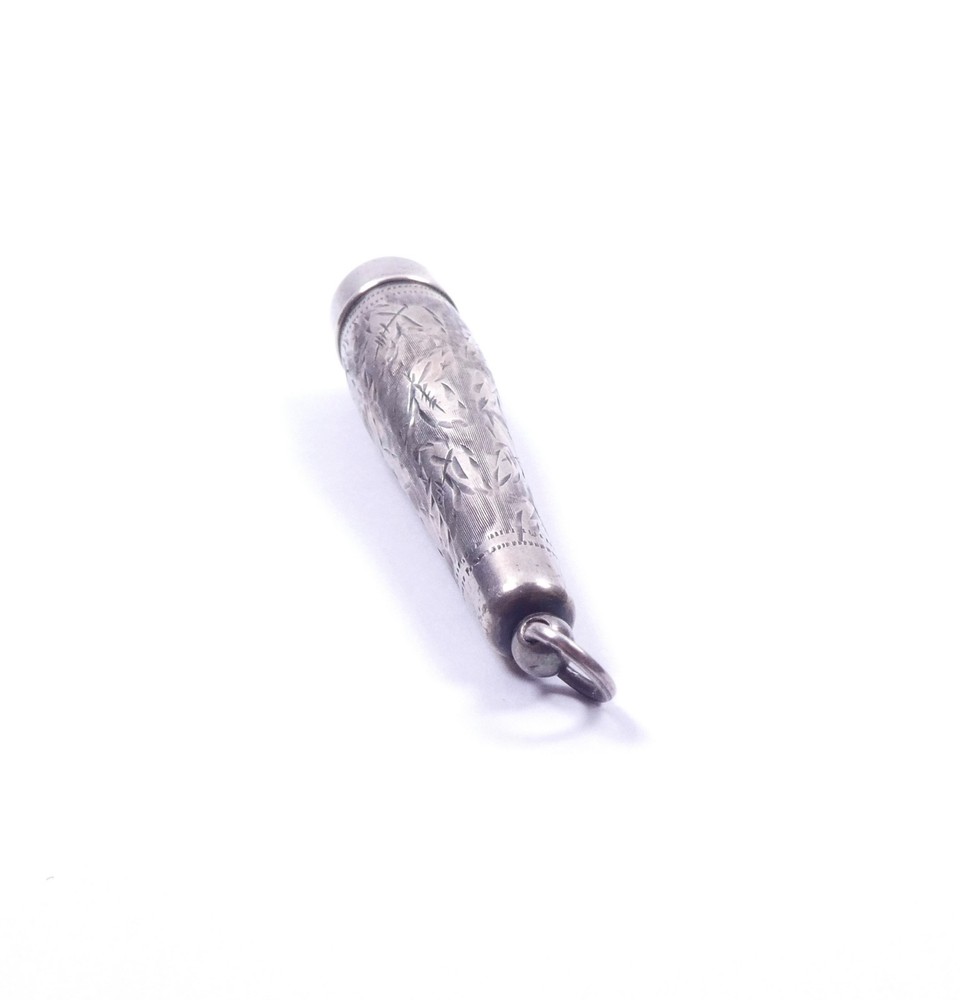Antique Cheroot Cigarette Outer Case Sterling Silver Birmingham 1912 4.5g