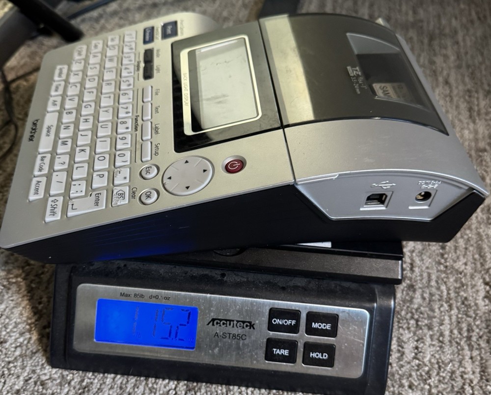 Brother P-Touch PT-2700 Electronic Labeling System Thermal Printer - No Cord
