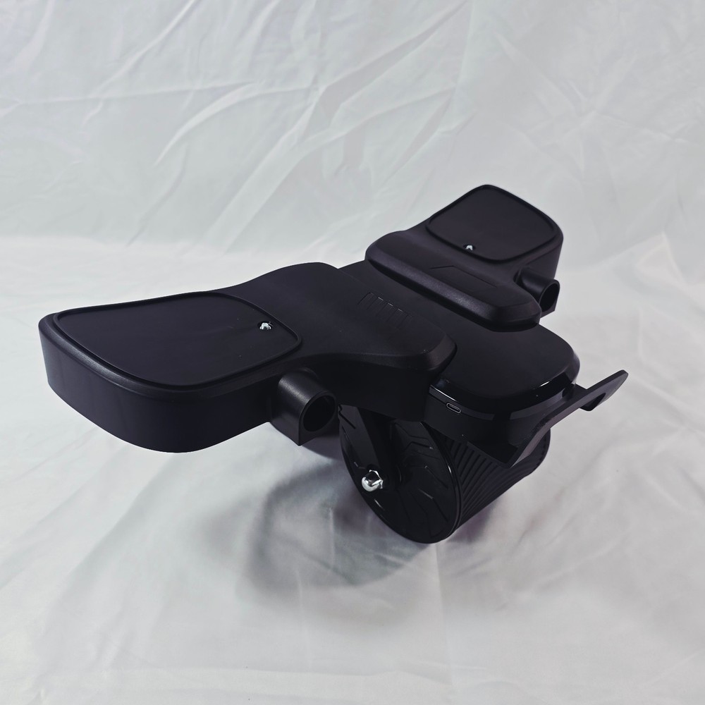 Ab Roller Machine Automatic Rebound Abdominal Trainer Core Workout with Mat Home