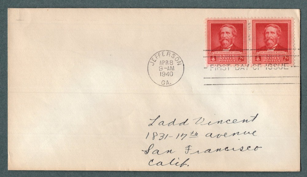 US 874-877 Famous Americans - Scientists (4) First Day Covers