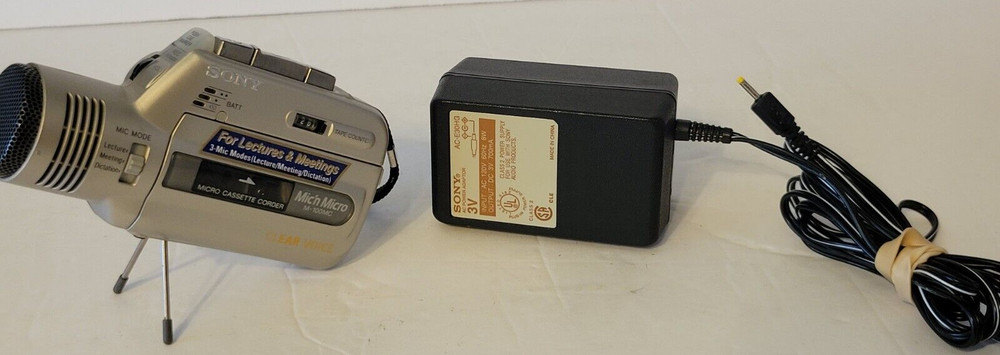Sony Clear Voice Mic'n Micro M-100MC Micro Cassette Recorder (READ DESCRIPTION)