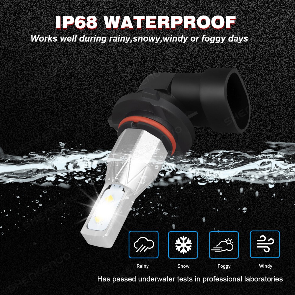 Front LED Headlight Bulbs For 2004-2012 Chevy Colorado GMC Canyon High &Low Qty4