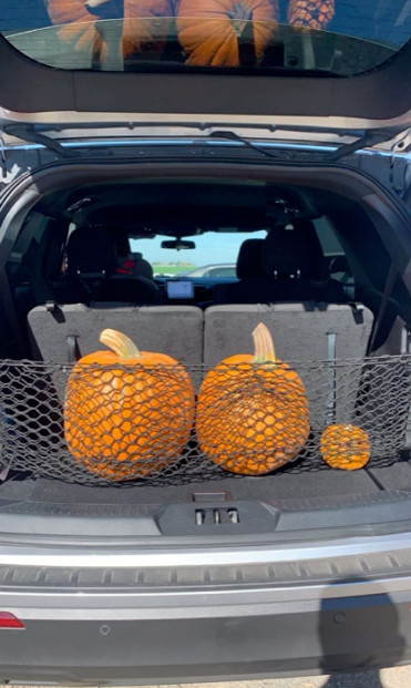 Rear Trunk Envelope Style Mesh Organizer Cargo Net for FORD EXPLORER 2020-2024