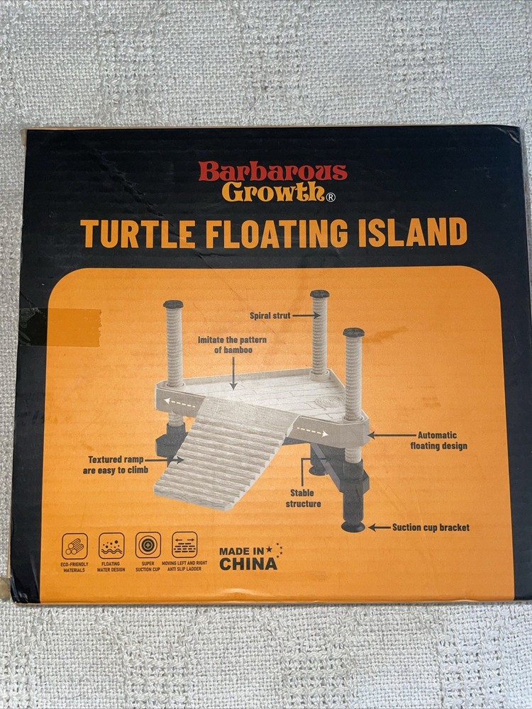 Barbarous Growth Turtle Pier Floating Item NIB