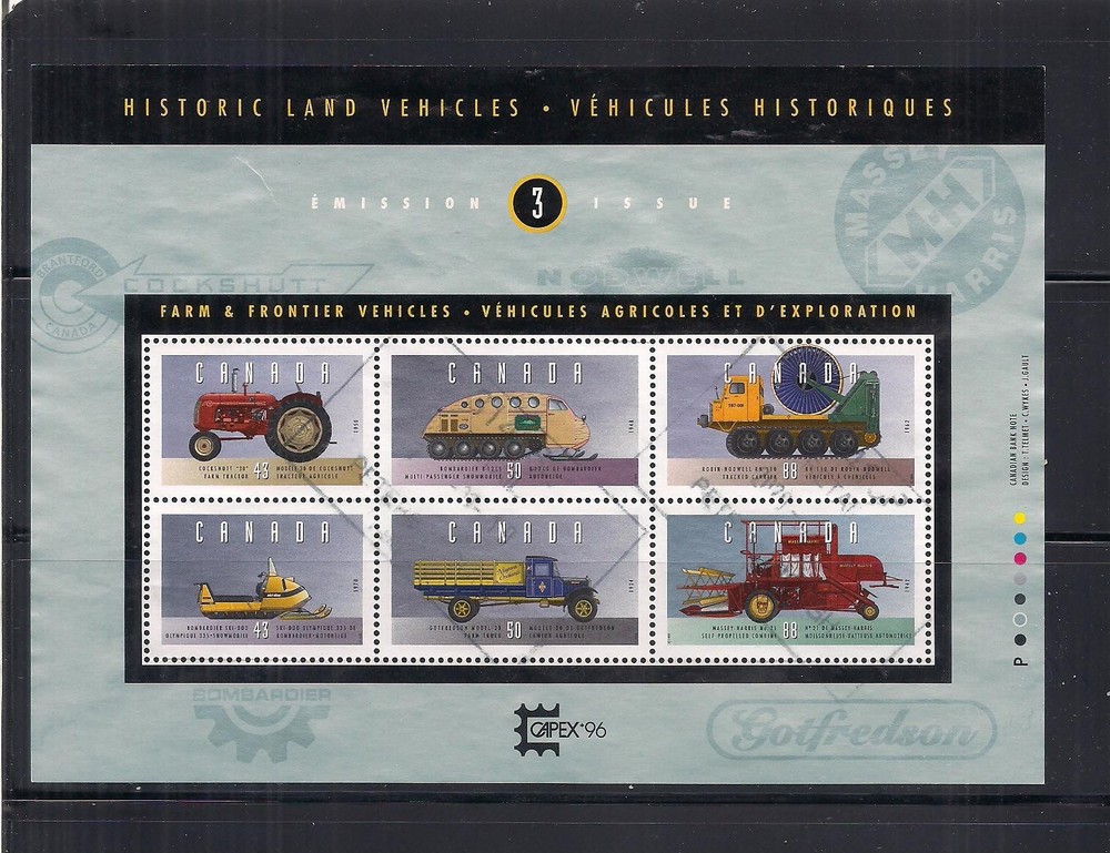 Canada #1552 used sheet Vf Cv 9$