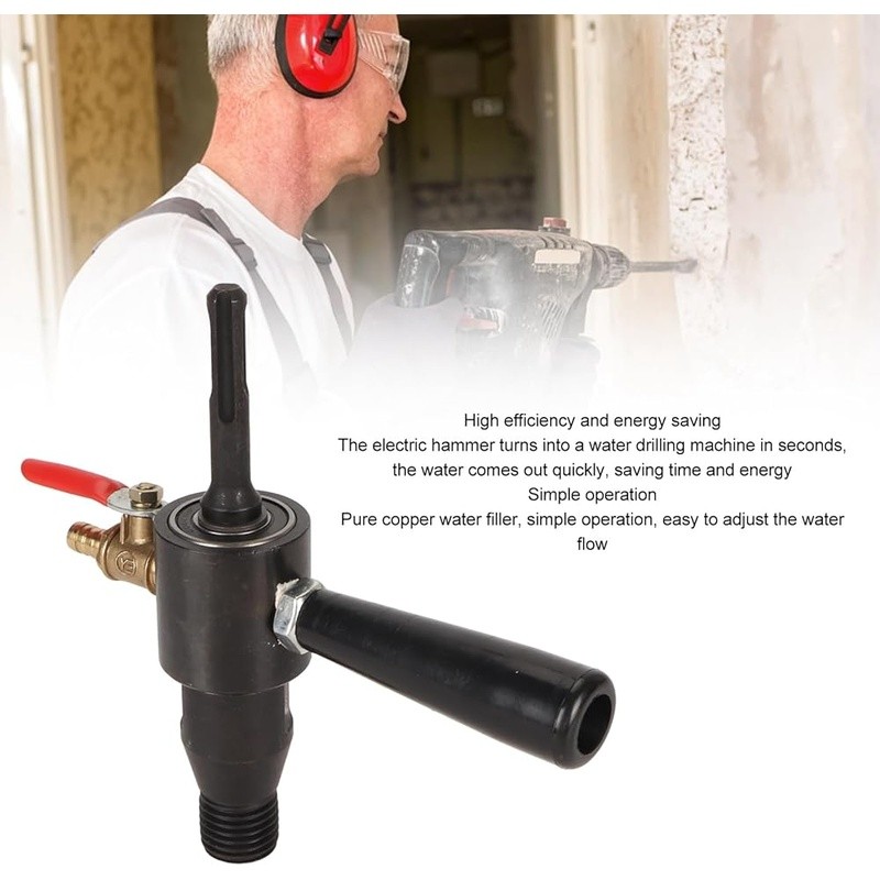 Electric Hammer Water Drill Adapter Pure Copper Efficient Multi-Purpose Tool New