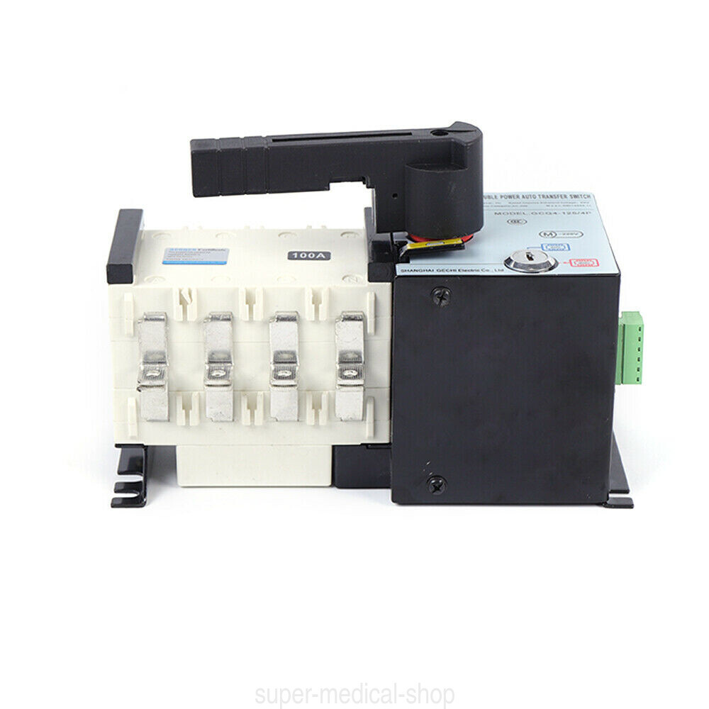 100A 4P Dual Power Automatic Transfer Switch Changeover Isolation Generator