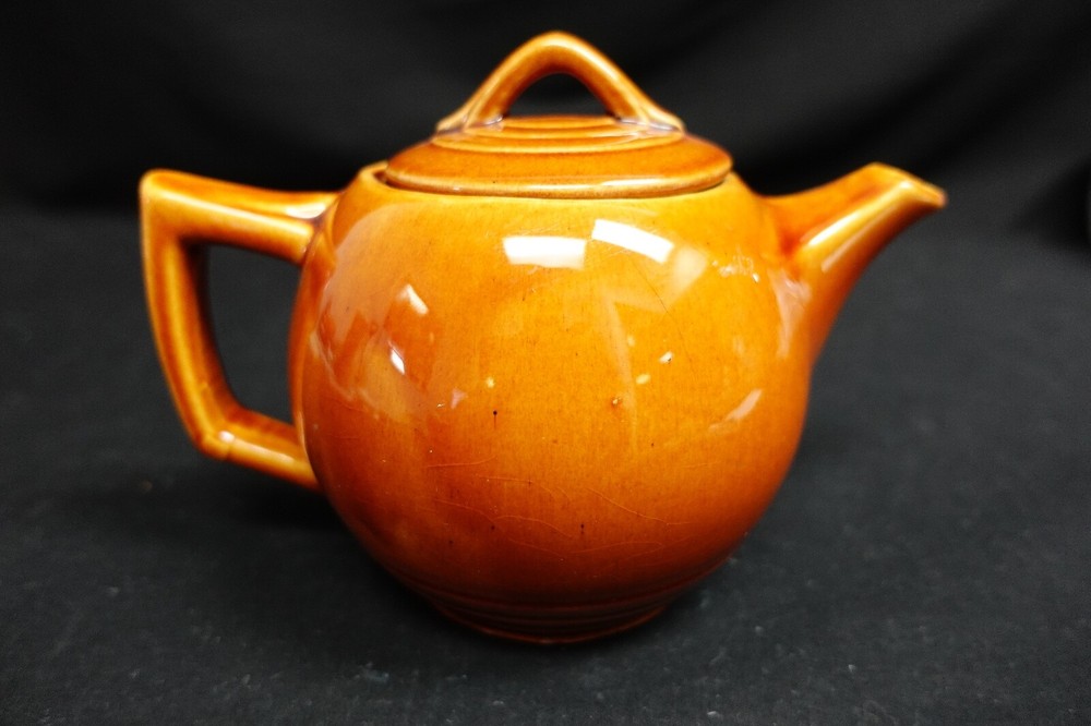 VTG McCoy Brown Teapot