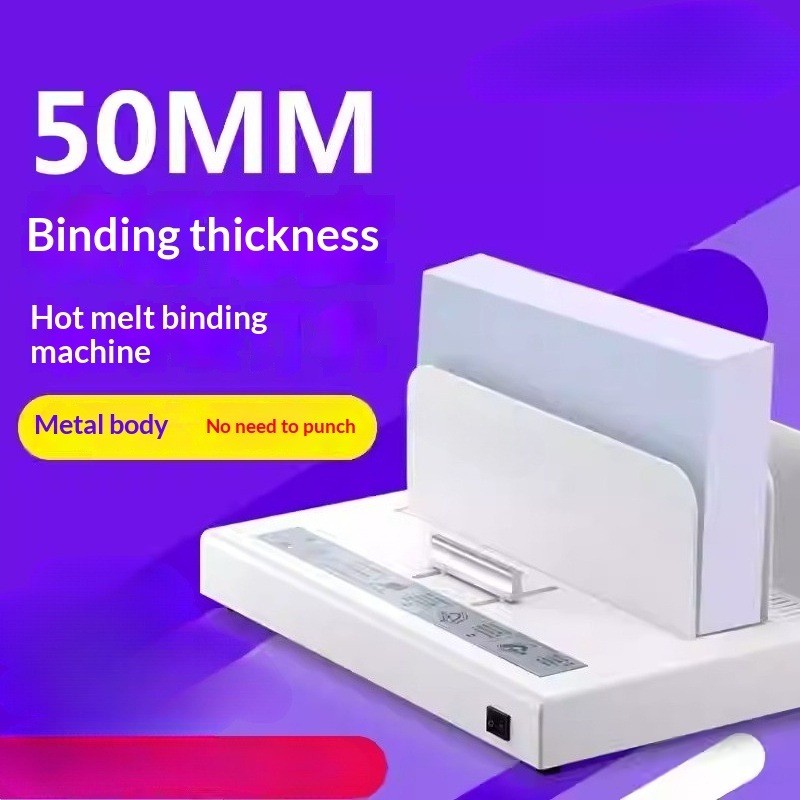 Electric Compact Home Office Fully Automatic Wireless Wire-O Binding Machine
