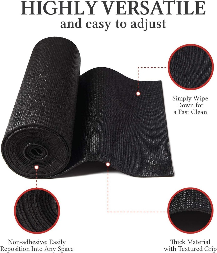 Anti-Slip Toolbox Liner - Adjustable, Protects Tools, 16" x 16 ft