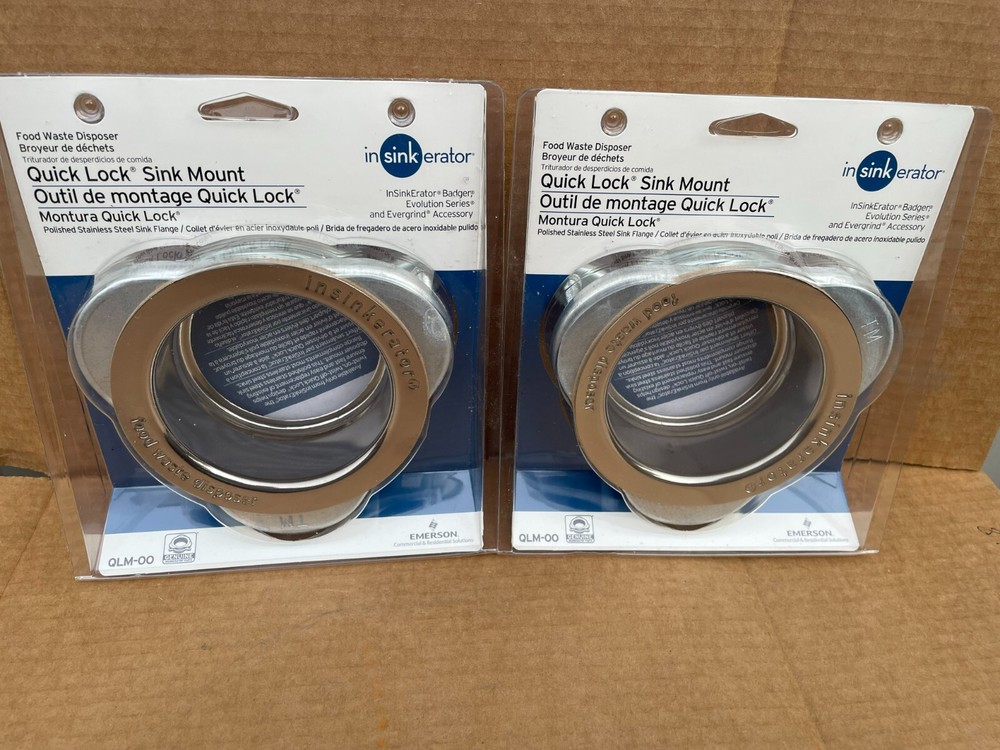InSinkerator Sink Mount QLM-00 Quick Lock Flange Food Waste Disposer (2 PK)