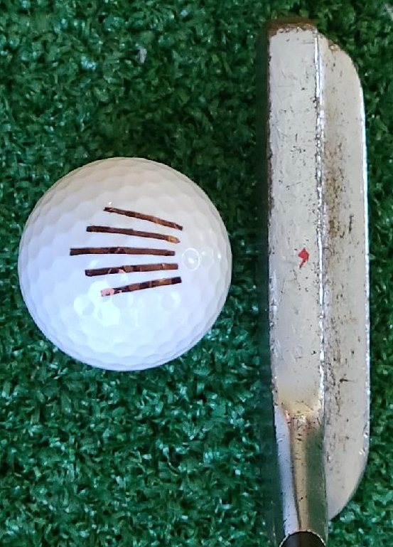 Aim Point Golf Ball Stencil