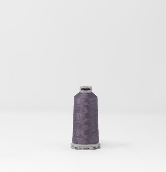 MADEIRA -- Ref. 1740 -- Weimaraner Gray -- Polyneon Thread -- #40 -- 1100 yards