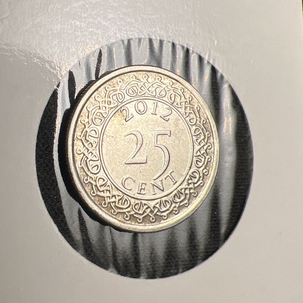 2012 Suriname 25 Cents X415