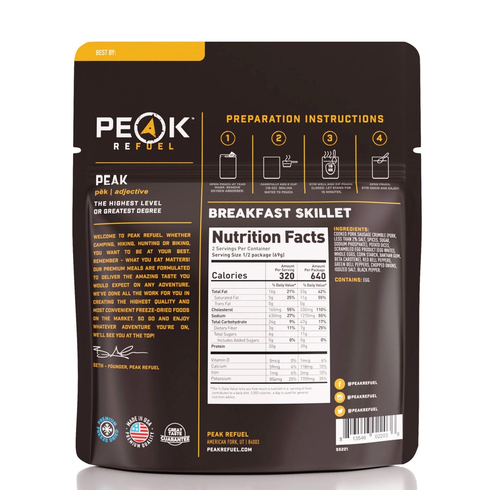 Breakfast Skillet - Peak Refuel