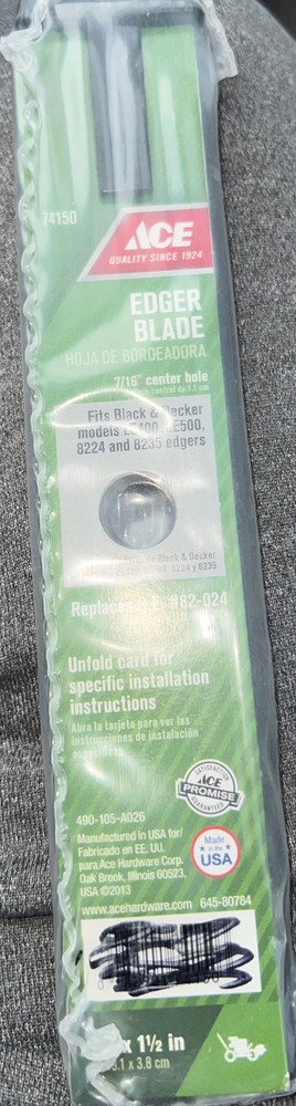 Black & Decker Replacement Edger Blade 82-024 FOR Edger 8224