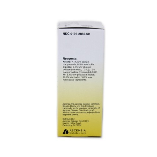 Keto Diastix Reagent Strips 2883 50 Each