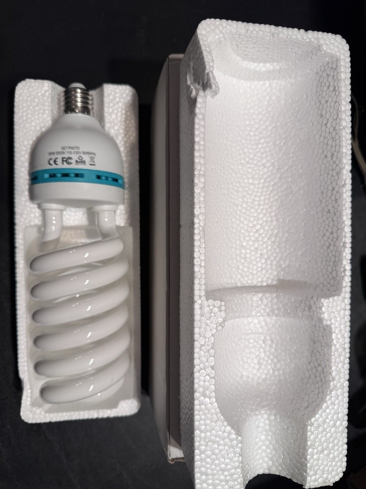 New- ESDDI 105W 5500K Daylight Balanced Light Bulbs for Soft Box Lighting Studio