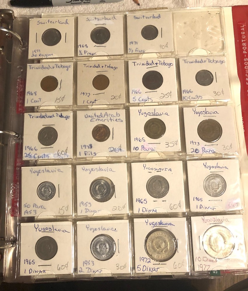 world coins lot bulk old