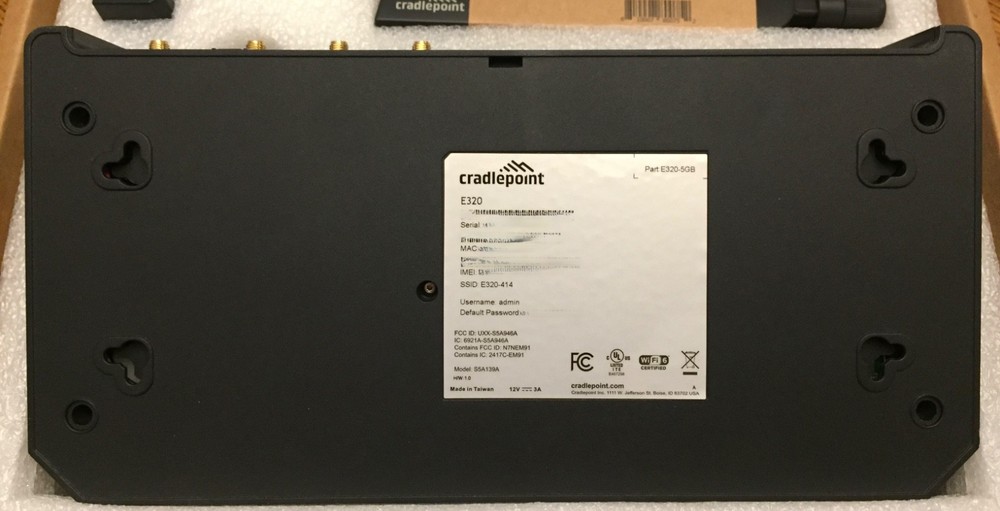 Cradlepoint E320-5G Enterprise Router T-Mobile Only, Model S6A139A